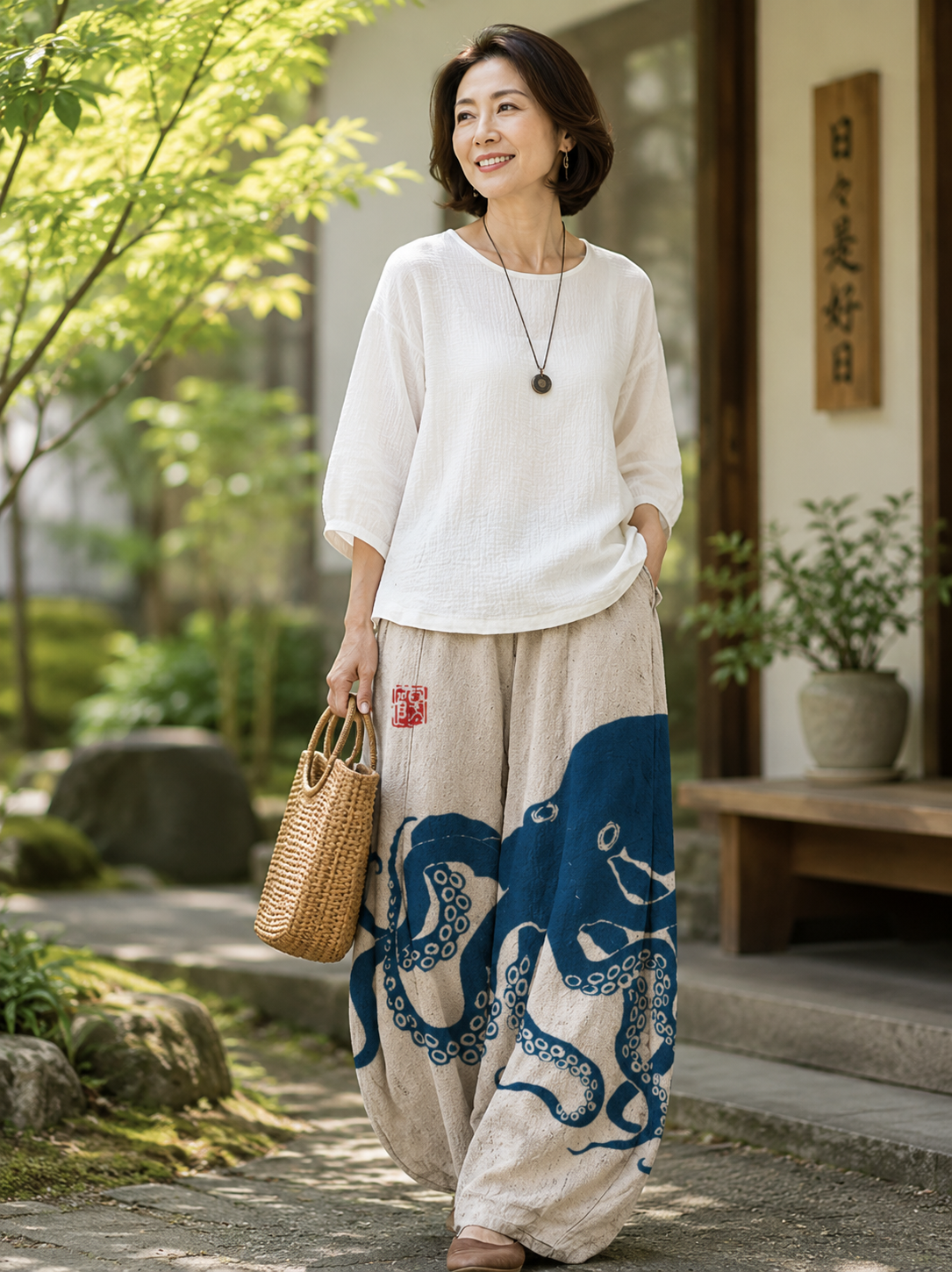 海の芸術パンツ