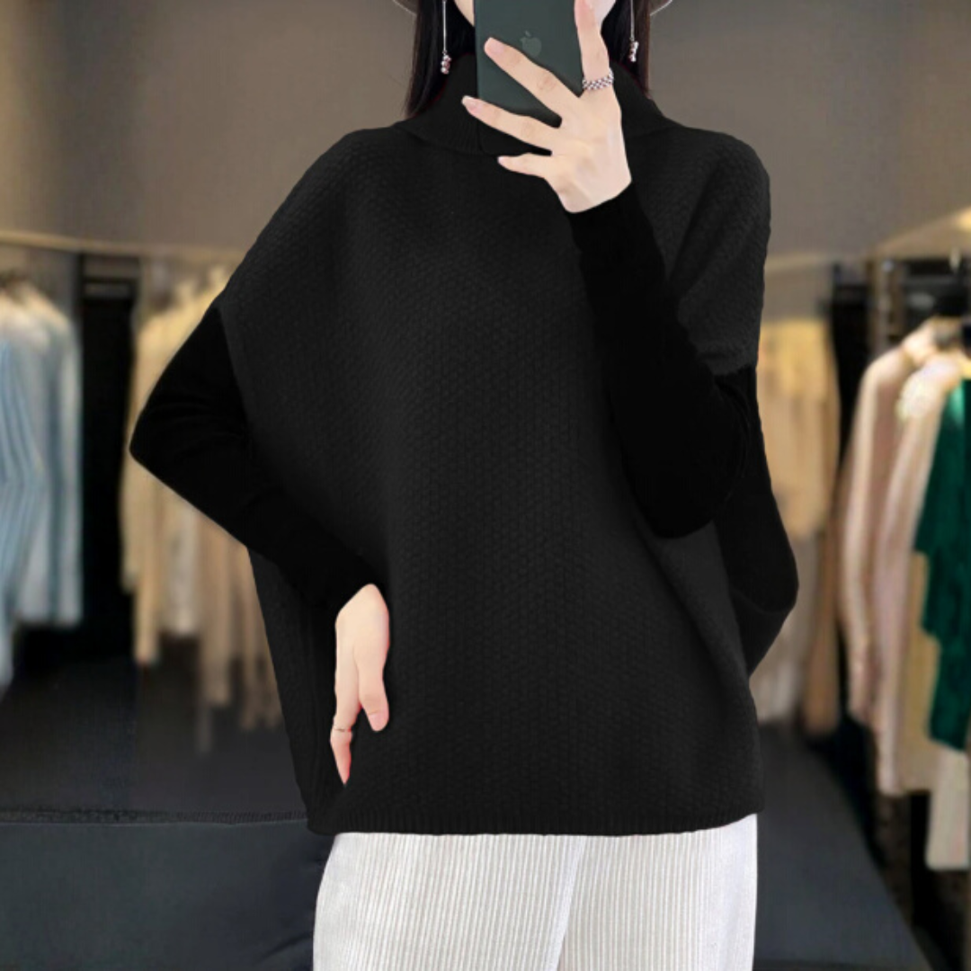 女性用半袖無地セーター
