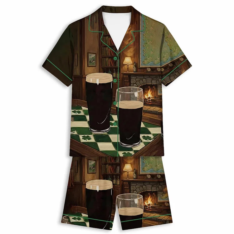 ダブリンアイリッシュビール 半袖ショートパンツパジャマセット
